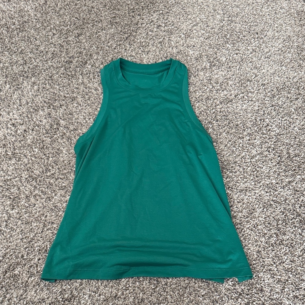lululemon athletica Teal Green High-Neck Tank